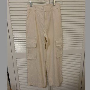 Abercrombie Linen Cargo Trousers